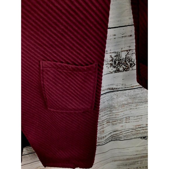 BB Dakota Burgundy Cardigan - Picture 8 of 9